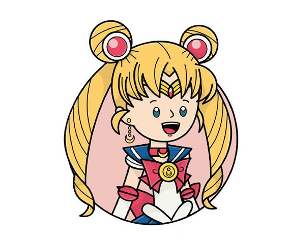 卡通动漫人物头像简笔画大全简笔画gif搞笑图片