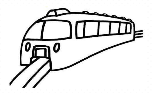 地铁火车的简笔画简笔画gif搞笑图片