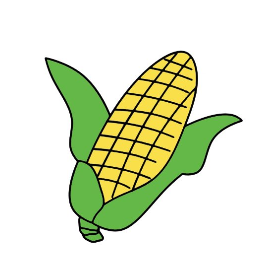 玉米牵牛花的简笔画简笔画gif搞笑图片