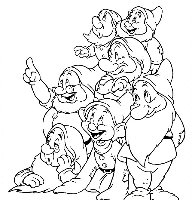 七个小矮人简笔画简笔画gif搞笑图片