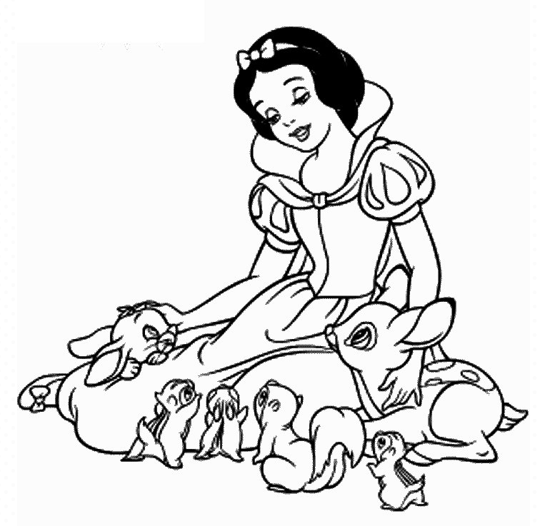 卡通白雪公主简笔画简笔画gif搞笑图片