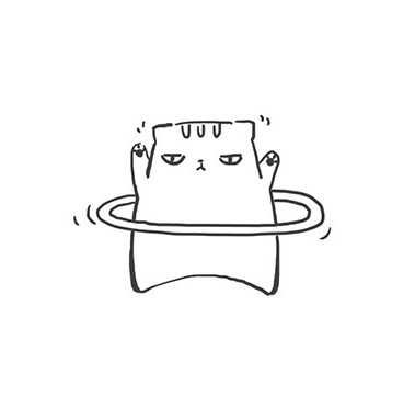 运动小猫简笔画简笔画gif搞笑图片