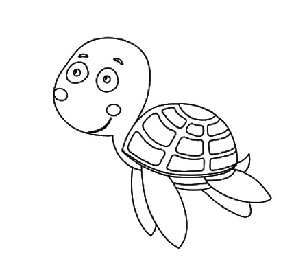 卡通海洋生物简笔画简笔画gif搞笑图片