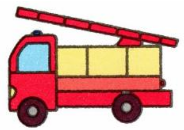 卡通消防车简笔画画法图简笔画gif搞笑图片