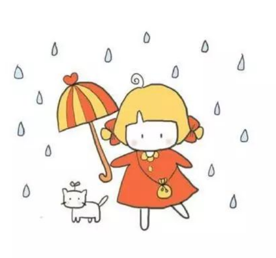 简单的小女孩简笔画简笔画gif搞笑图片