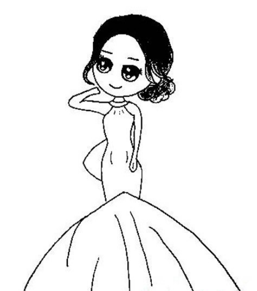 赵丽颖简笔画简笔画gif搞笑图片