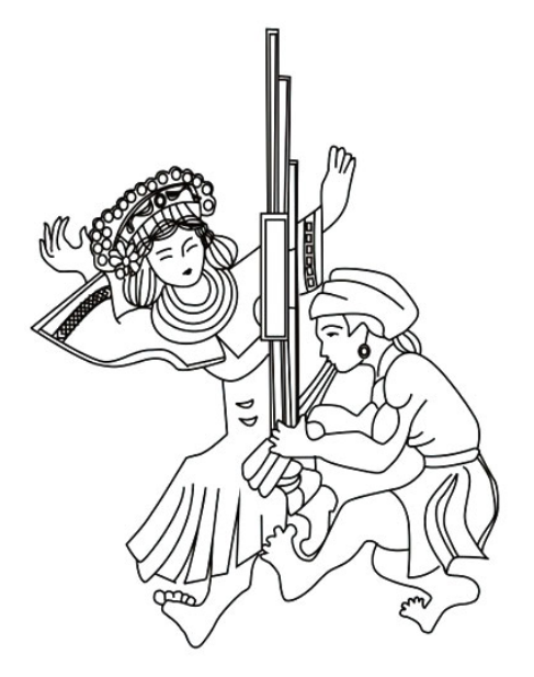 苗族女生的简笔画简笔画gif搞笑图片