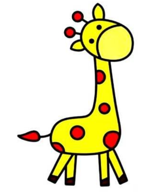 彩色动物简笔画简笔画gif搞笑图片