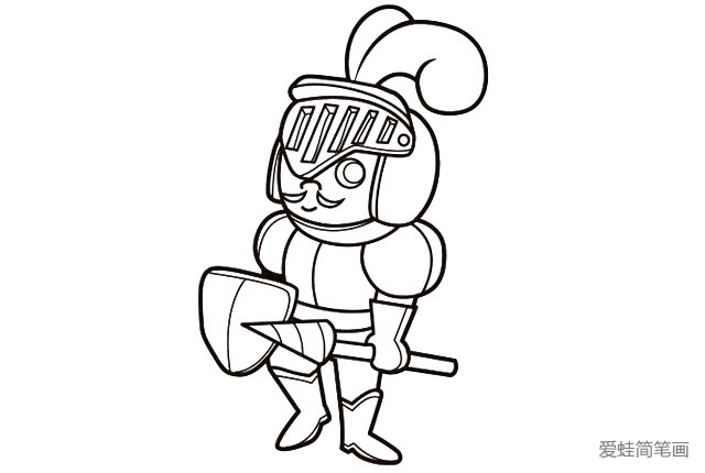 勇士大战小恐龙简笔画简笔画gif搞笑图片