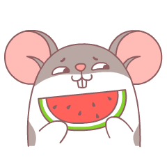 吃西瓜斗图啦gif搞笑图片