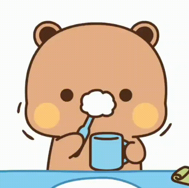 刷牙啦斗图啦gif搞笑图片