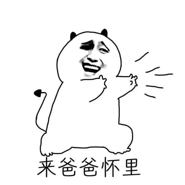 来爸爸怀里斗图啦gif搞笑图片