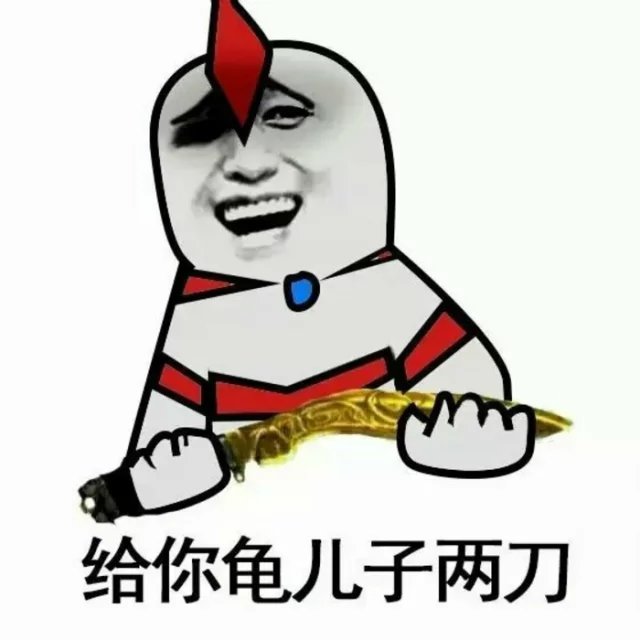 给你龟儿子两刀斗图啦gif搞笑图片