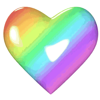 彩色爱心斗图啦gif搞笑图片