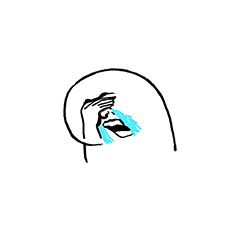 捂脸哭斗图啦gif搞笑图片