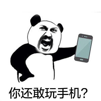你不敢玩手机？斗图啦gif搞笑图片