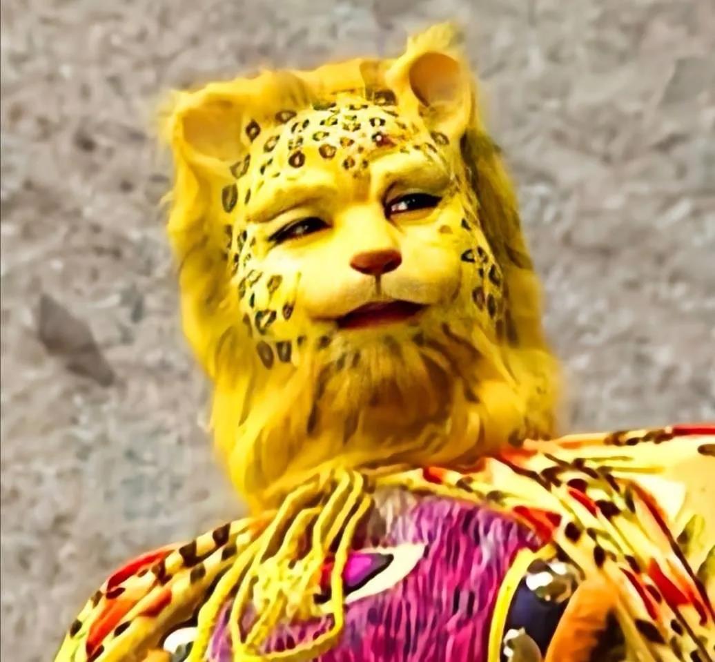 一夜之间金钱豹刷屏了斗图啦gif搞笑图片