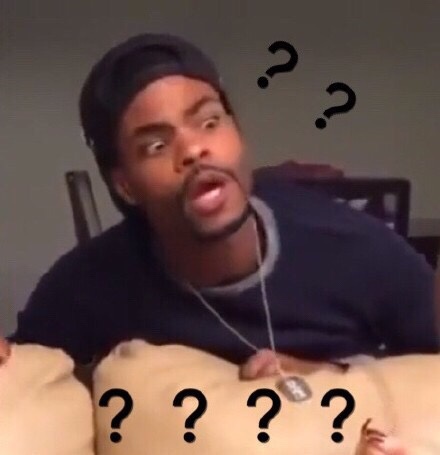 一组黑人问号表情包 要的拿走 ​​​斗图啦gif搞笑图片