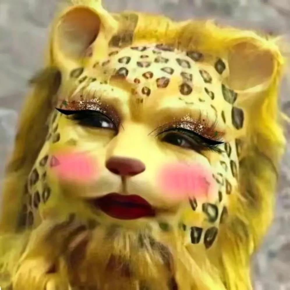 一夜之间金钱豹刷屏了斗图啦gif搞笑图片