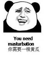 你需要一根黄瓜（you need masturbation）斗图啦gif搞笑图片