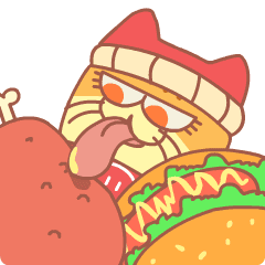 吃东西斗图啦gif搞笑图片