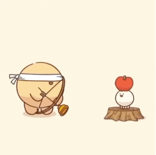 射箭斗图啦gif搞笑图片