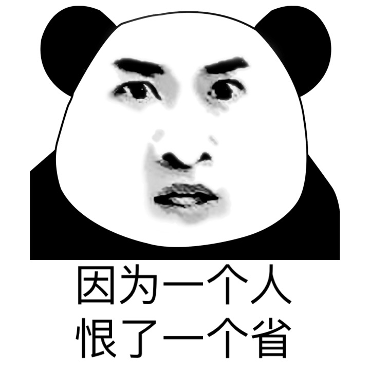 因为一个人 恨了一个省斗图啦gif搞笑图片