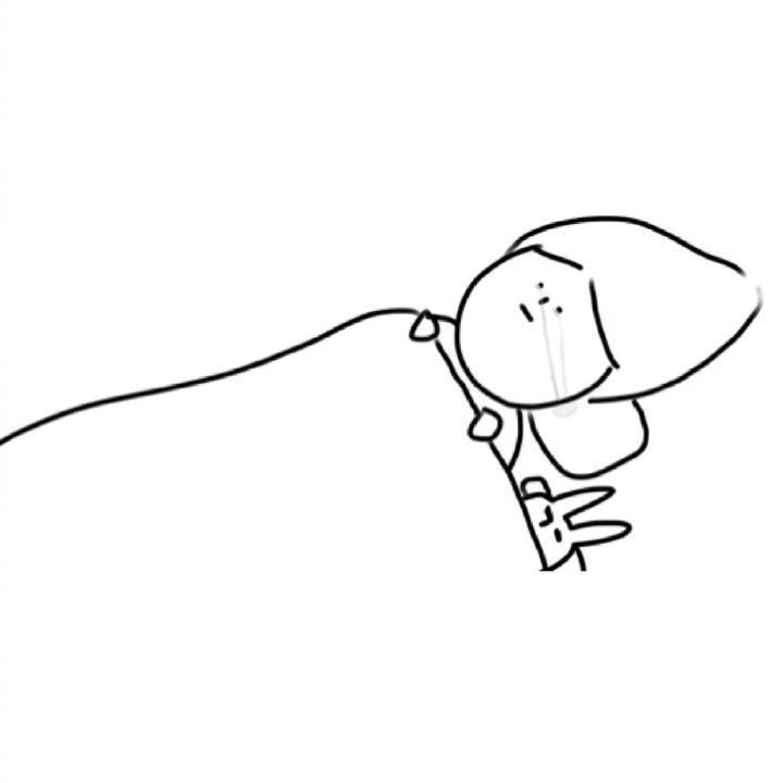 躺床上哭斗图啦gif搞笑图片