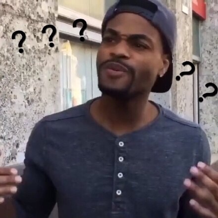 一组黑人问号表情包 要的拿走 ​​​斗图啦gif搞笑图片