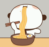 吃面条啦斗图啦gif搞笑图片