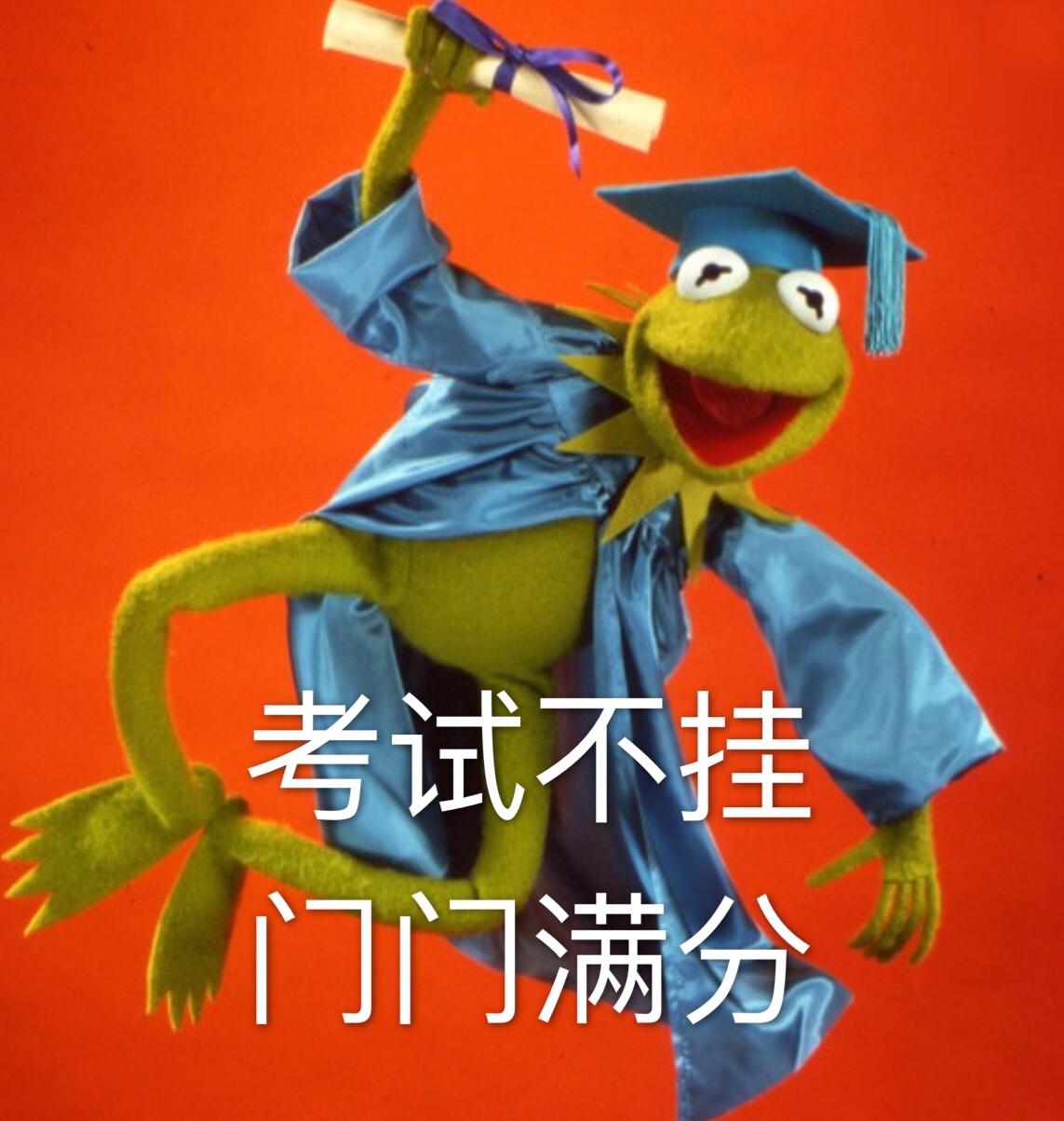 考试不挂门门满分斗图啦gif搞笑图片
