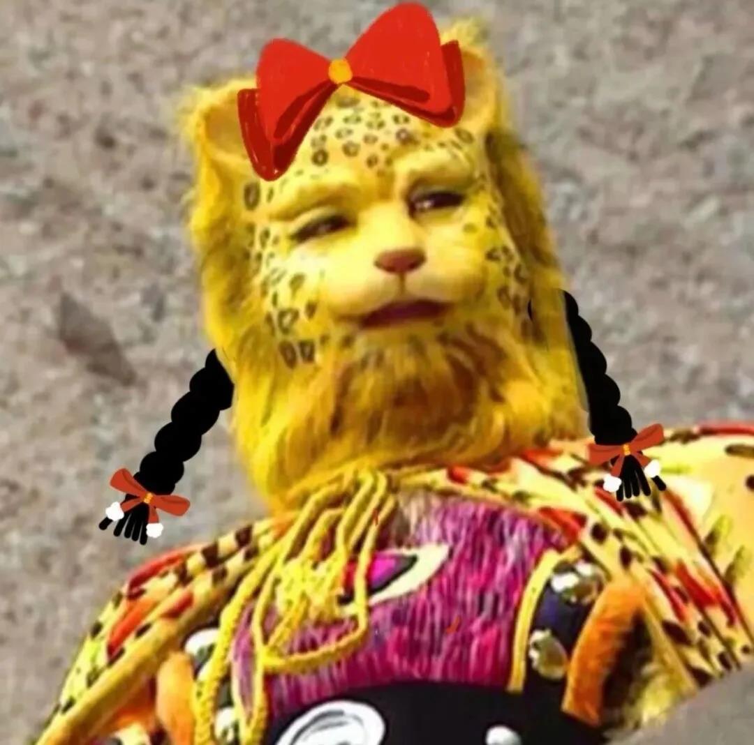 一夜之间金钱豹刷屏了斗图啦gif搞笑图片