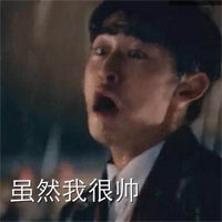 虽然我很帅斗图啦gif搞笑图片