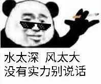 水太深风太大，没有实力别说话斗图啦gif搞笑图片