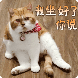 我坐好了，你说斗图啦gif搞笑图片