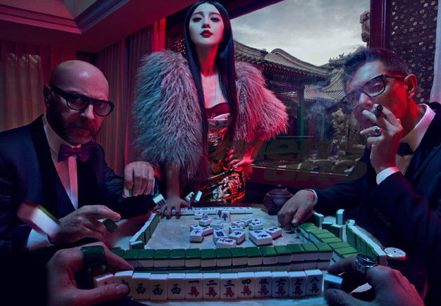 范爷陪打麻将，哈哈有内容明星gif搞笑图片