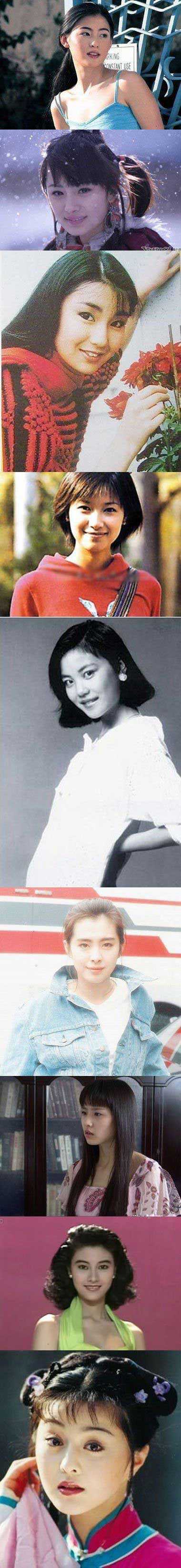 女星17岁时的青涩照，看你的女神那时候是什么样呢？明星gif搞笑图片