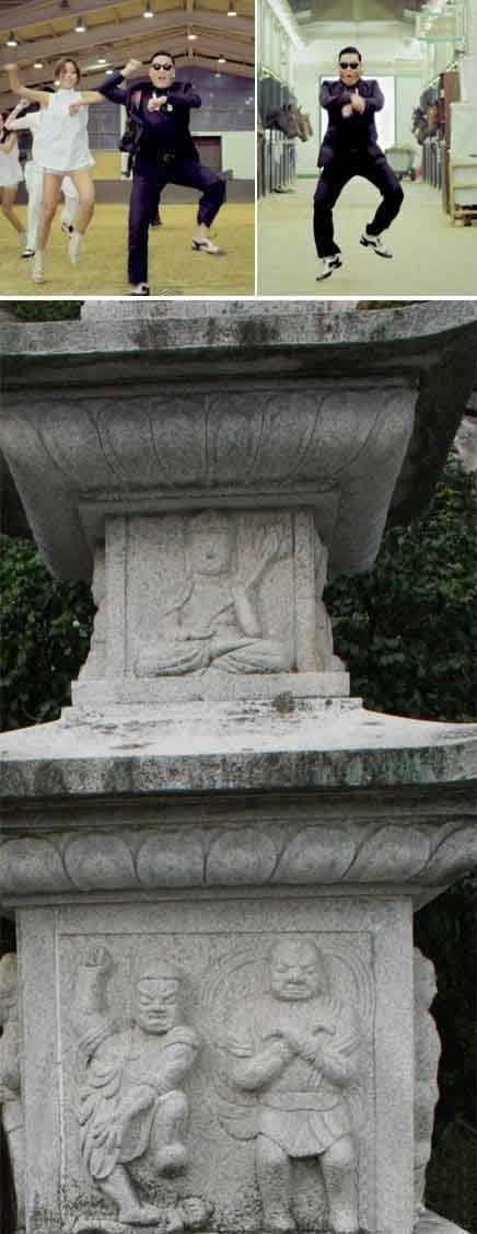 有个网民称自己找到了跳马舞的始祖明星gif搞笑图片