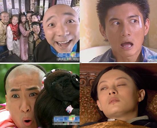 盘点影视剧恶搞神截图 《甄嬛传》自眼销魂明星gif搞笑图片