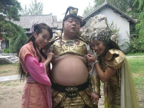 让你笑出内伤的古装剧片场搞笑图片（组图）明星gif搞笑图片