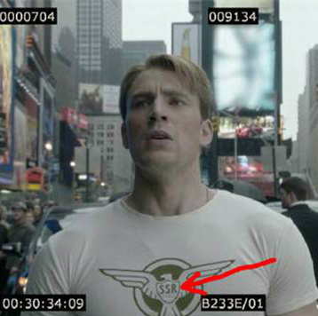 原来美国队长是一个SSR......明星gif搞笑图片