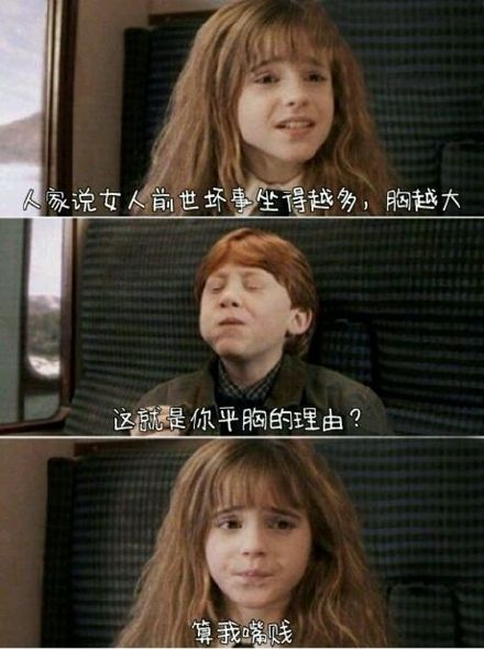 这就是你胸小的借口？明星gif搞笑图片