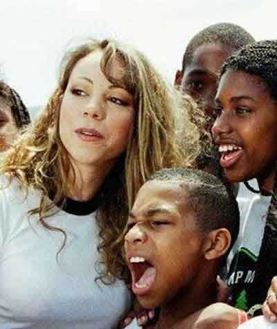 1995年Mariah Carey的一张照片明星gif搞笑图片