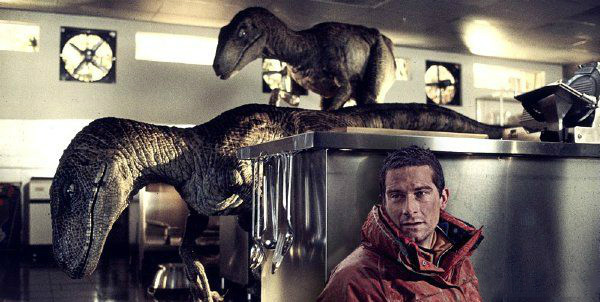 侏罗纪世界如果换成贝爷主演，结局应该会很不一样明星gif搞笑图片