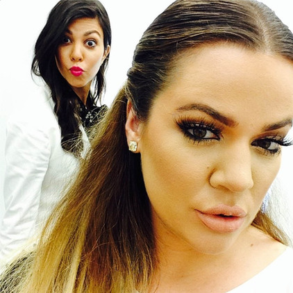 会搞怪的卡戴珊姐妹明星gif搞笑图片