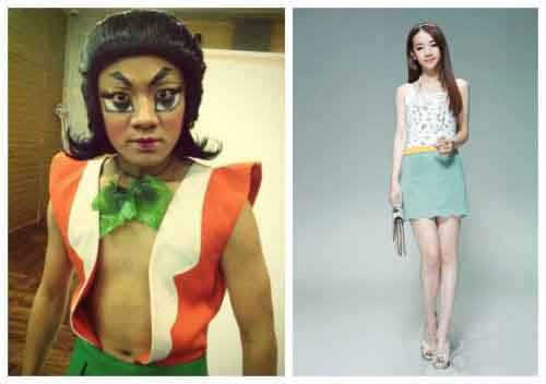 逆天，两个都是王祖蓝啊明星gif搞笑图片