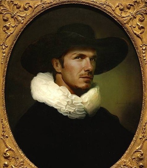 搞笑的大明星PS进名画（组图）明星gif搞笑图片