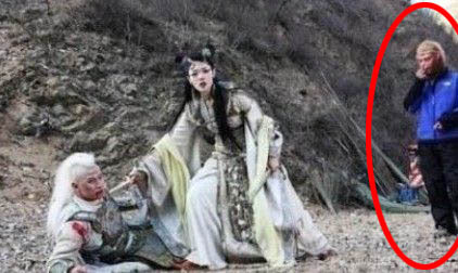 悟空请站远点明星gif搞笑图片