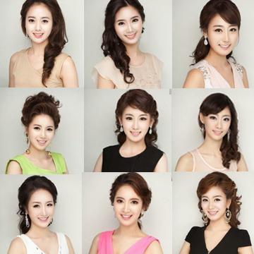 2013韩国小姐选美候选人曝光 一模一样似拷贝明星gif搞笑图片