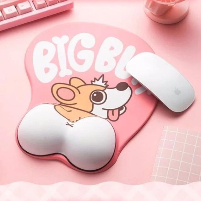 这个鼠标垫手感肯定很好器物gif搞笑图片